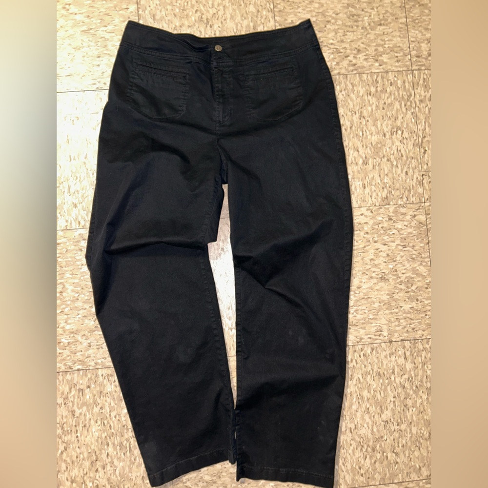 Chico's Charcoal Trousers Pants